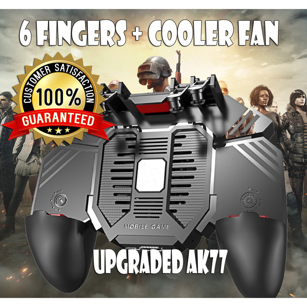 MEMO New PUBG Controller Helper AK77 Mobile Phone Radiator Handle Water(08)