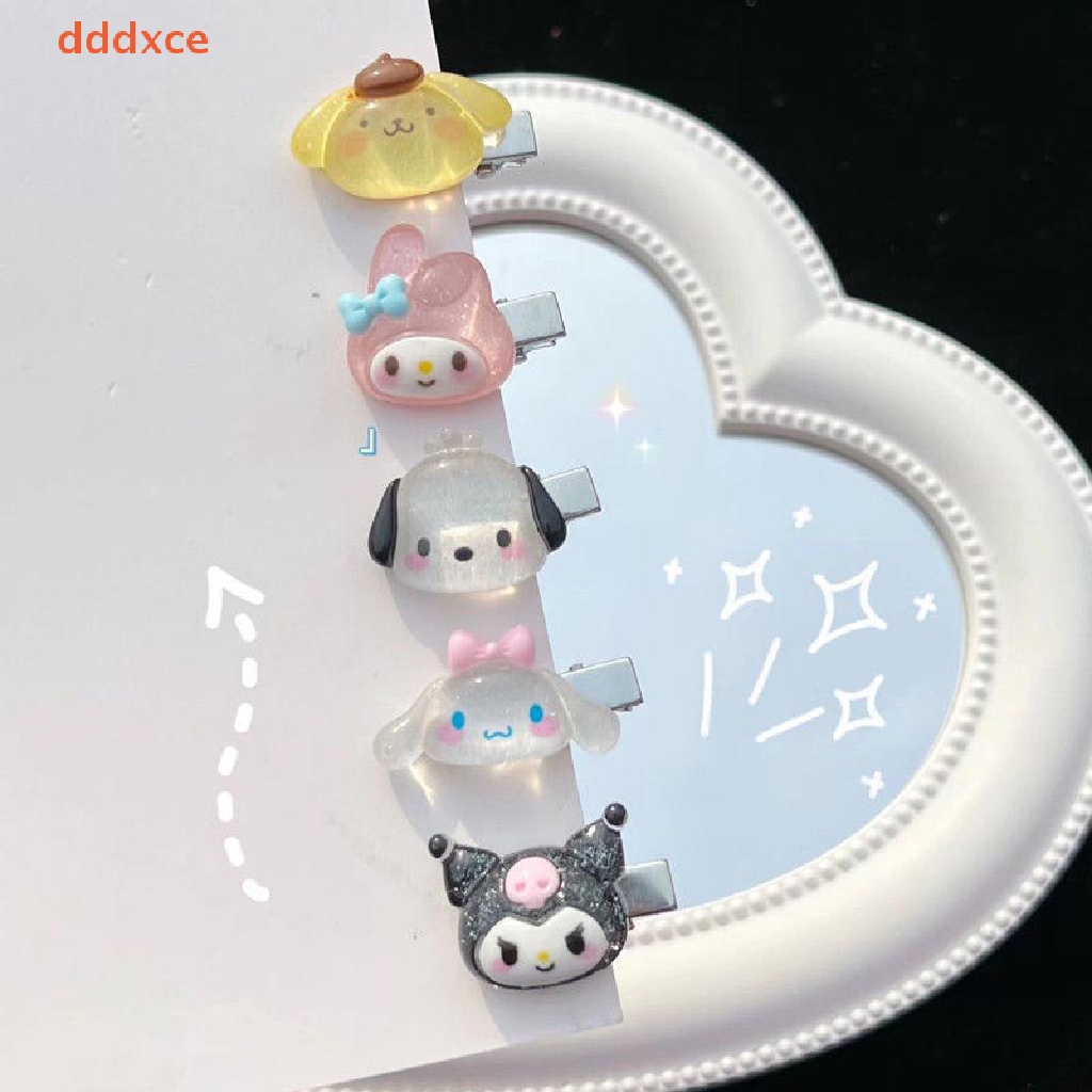 [dddxce] 1/5Pcs Fine Flash Sanrio Mini Hairpin Ins Sweet And Cute Girl