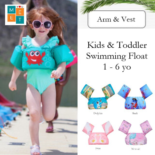 Local Ready Stock Kids Swimming Swim Arm Chest Float Vest Baby Toddler