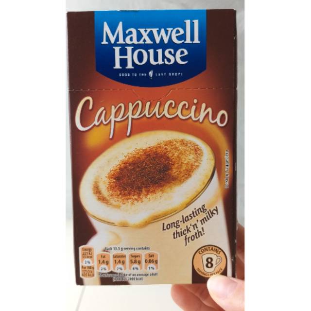 Maxwell House Cappuccino (8 Sachets x13.5 g) Shopee Malaysia