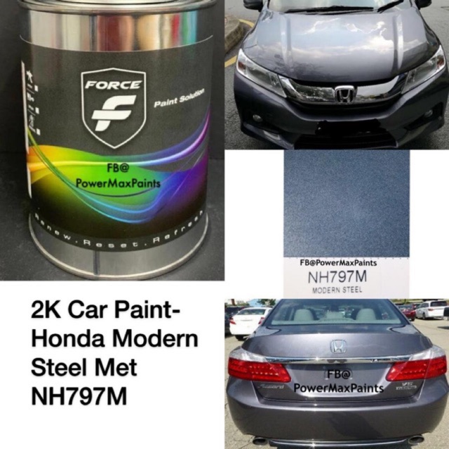 FORCE HONDA NH797M MODERN STEEL 2K CAR PAINT Shopee Malaysia