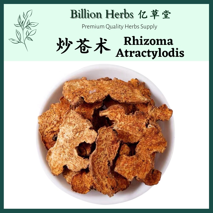 亿草堂 Billion Herbs 炒苍术 100g Rhizoma Atractylodis / 中药材 Chinese Herbs