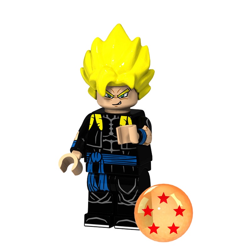 Vegeta Saiyan Minifigures Japanese Cartoon Dragons Balls Z Turtle