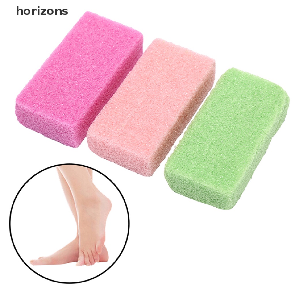 [horizons] Pumice Sponge Stone Exfoliate Foot Care Remove Hard Dead
