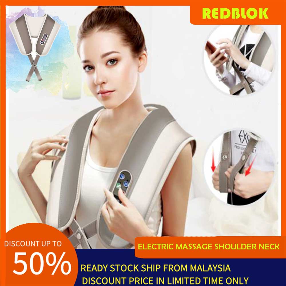 🔥 READY STOCK 🔥 REDBLOK Electrical Massage Shoulder Shiatsu Body Neck