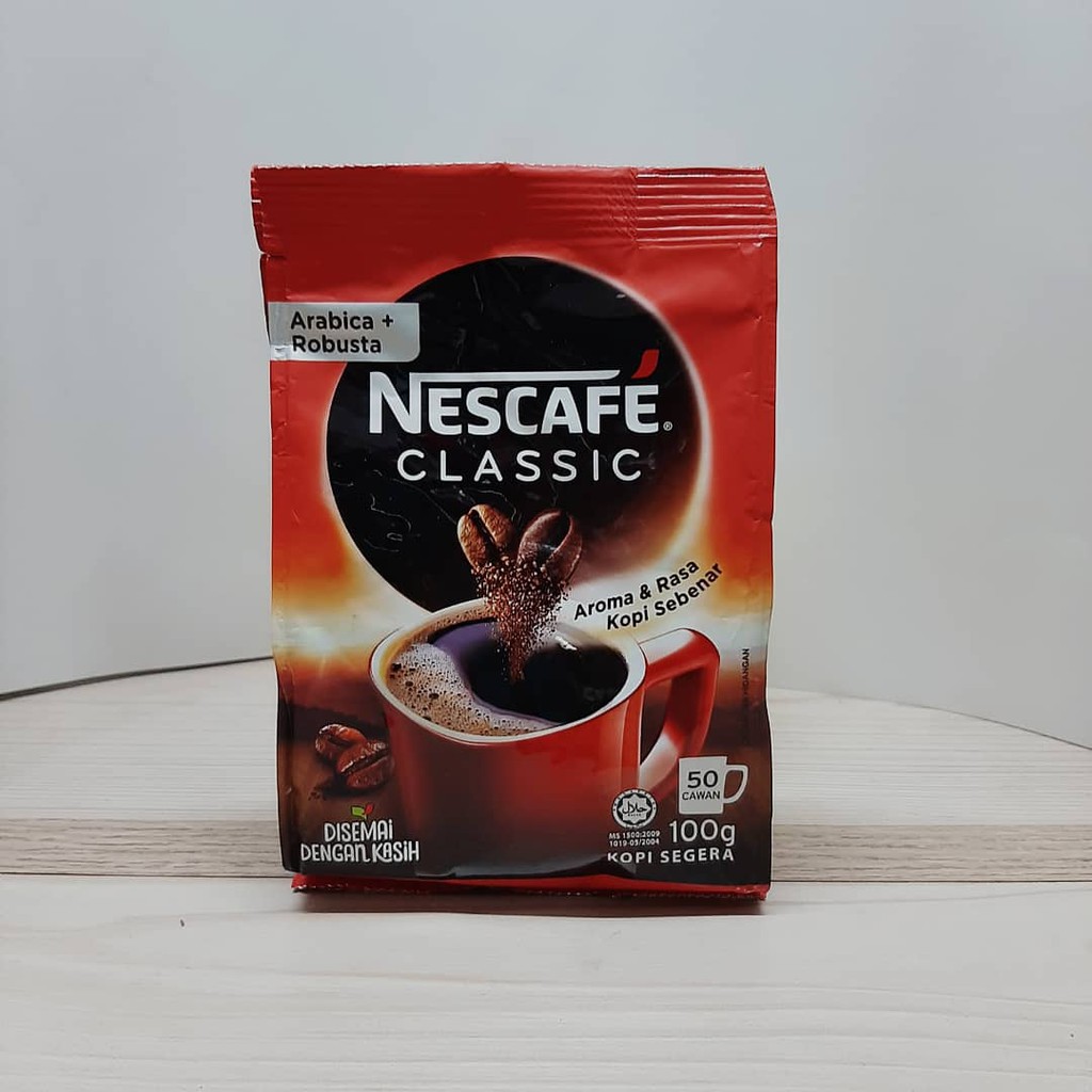 Nescafe Classic Instant Coffee Powder/ 100gm Shopee Malaysia