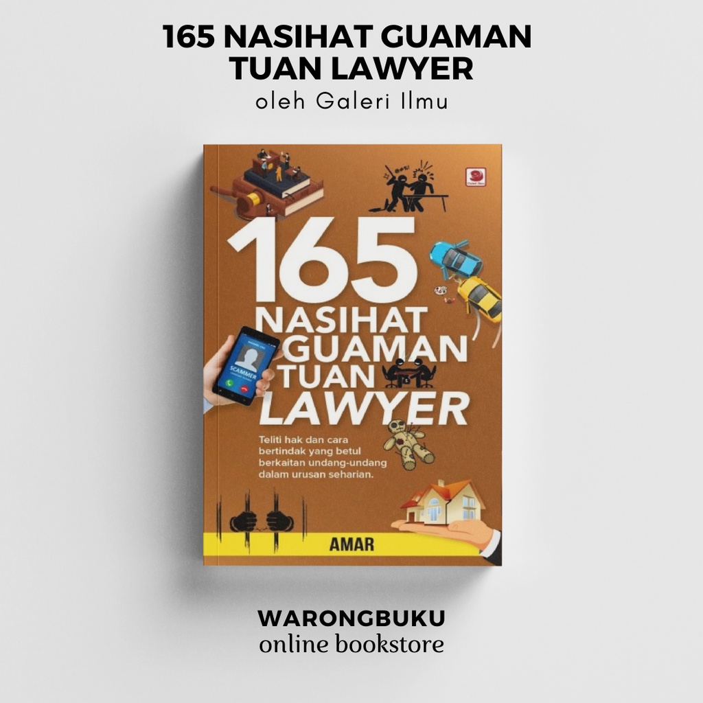 Galeri Ilmu 165 Nasihat Guaman Tuan Lawyer buku undang undang