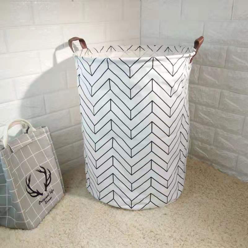 60L Waterproof Laundry Basket Cloth Storage Bag Organizer Bakul Baju