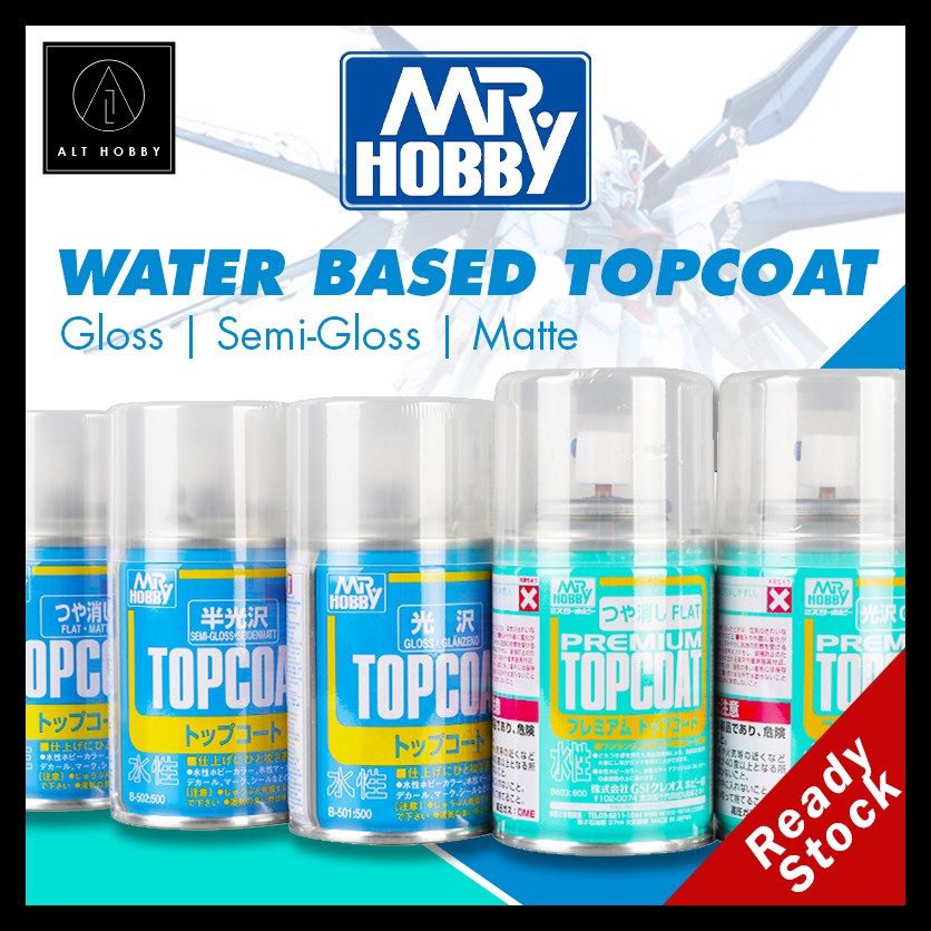 Mr.Hobby Top coat / Premium Top coat Gloss / Semi gloss /Matt Flat