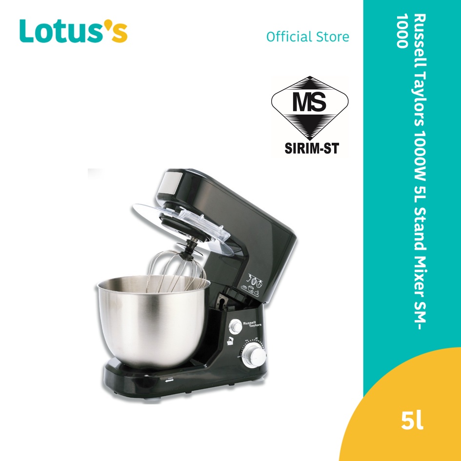 Russell Taylors 1000W 5L Stand Mixer SM1000 Shopee Malaysia