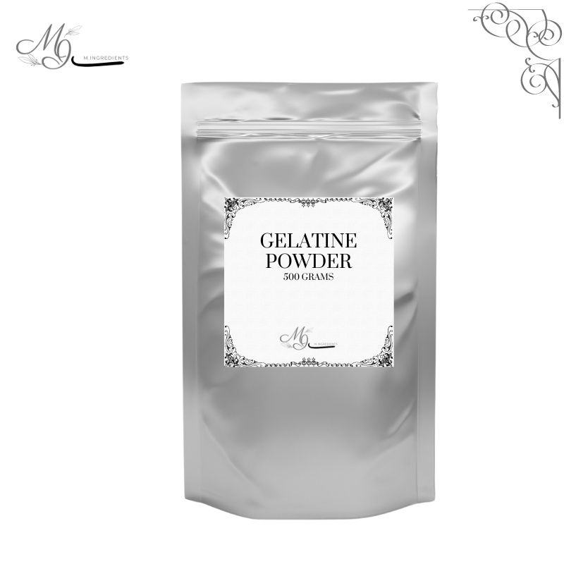 Gelatine Powder 500Grams (gelatin powder, nonvegan, agar powder
