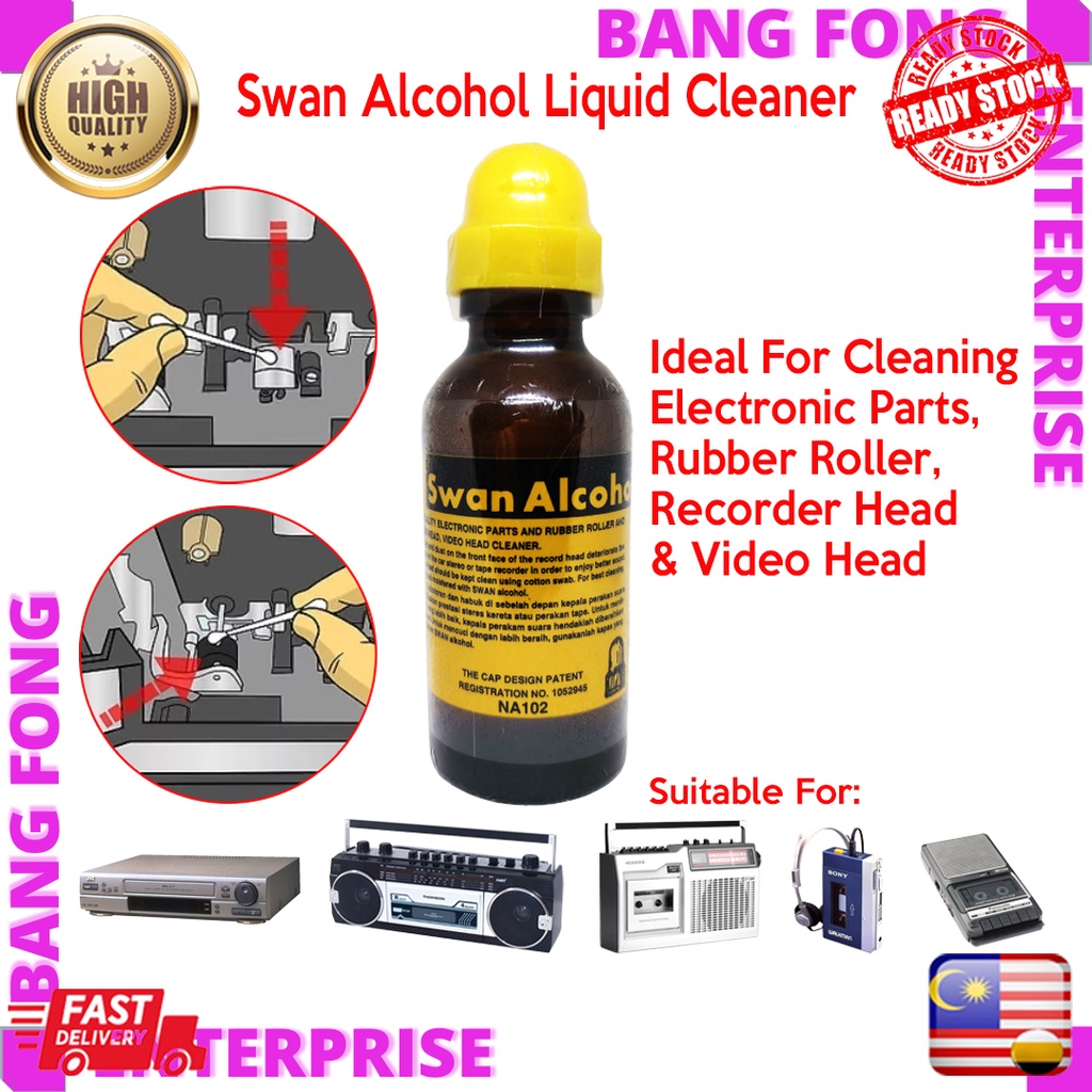 Swan Alcohol NA102 (63ml) 天鹅酒精 Electronic Parts Rubber Roller Recorder