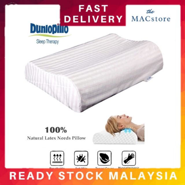 Bantal Dunlop Dunlopillo Natural Latex Pillow Neck Support Foam