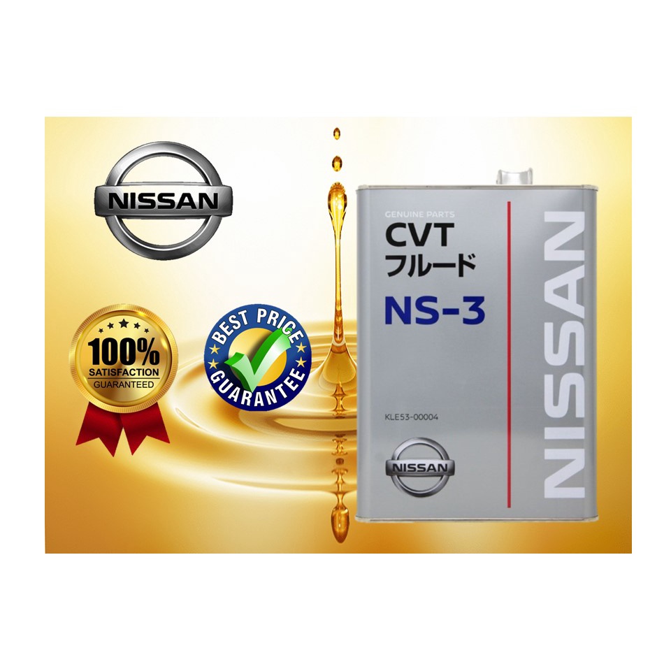 Nissan NS3 CVT ATF 4L NS3 CVT Auto Transmission Fluid 4Liter