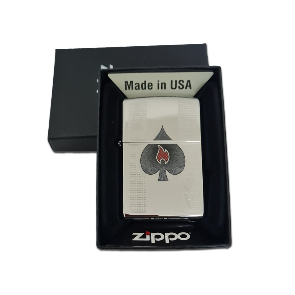 Zippo Lighter Ace of Spade / Zippo Lighter premium Mixed Design 2