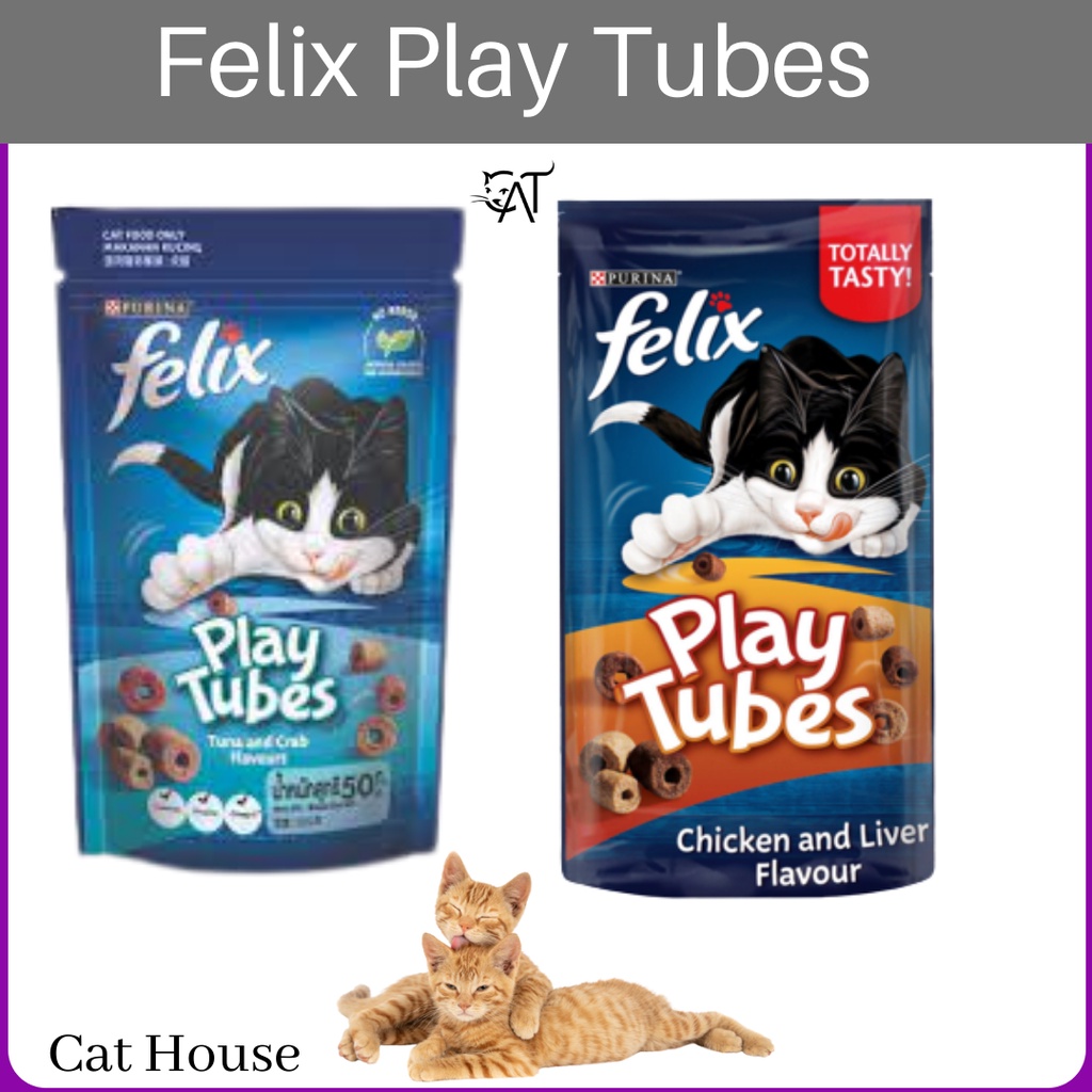 FELIX Play Tubes Tuna & Crab (1 x 50g) Shopee Malaysia