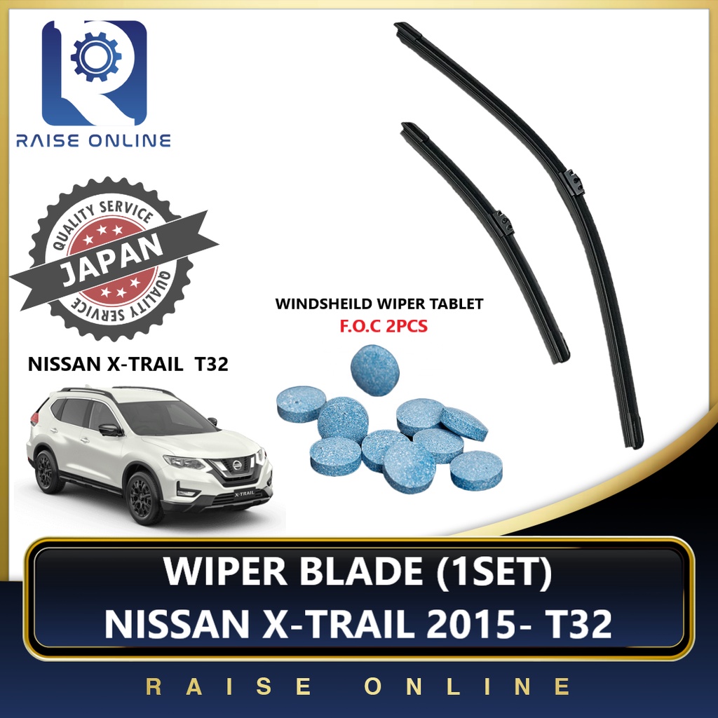 JAPAN QUALITY WIPER BLADE (1 SET) NISSAN XTRAIL XTRAIL T32 Shopee
