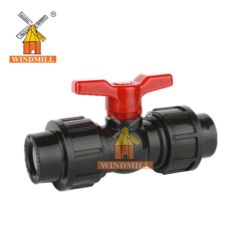 [20mm to 110mm] Windmill Smart Series PP Compression Compact ball valve