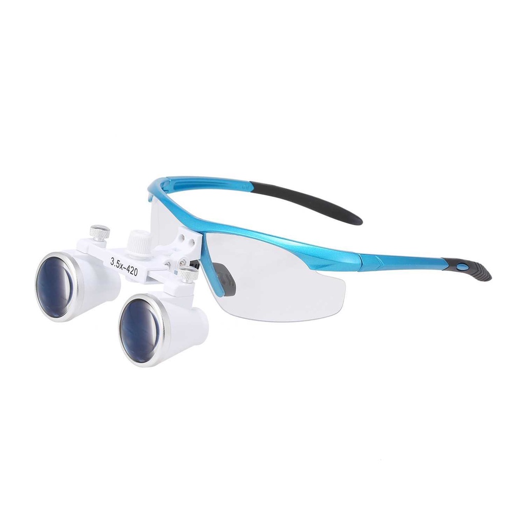 3.5x 420mm Dental Surgical Binocular Loupes 3W LED Dental Headlight