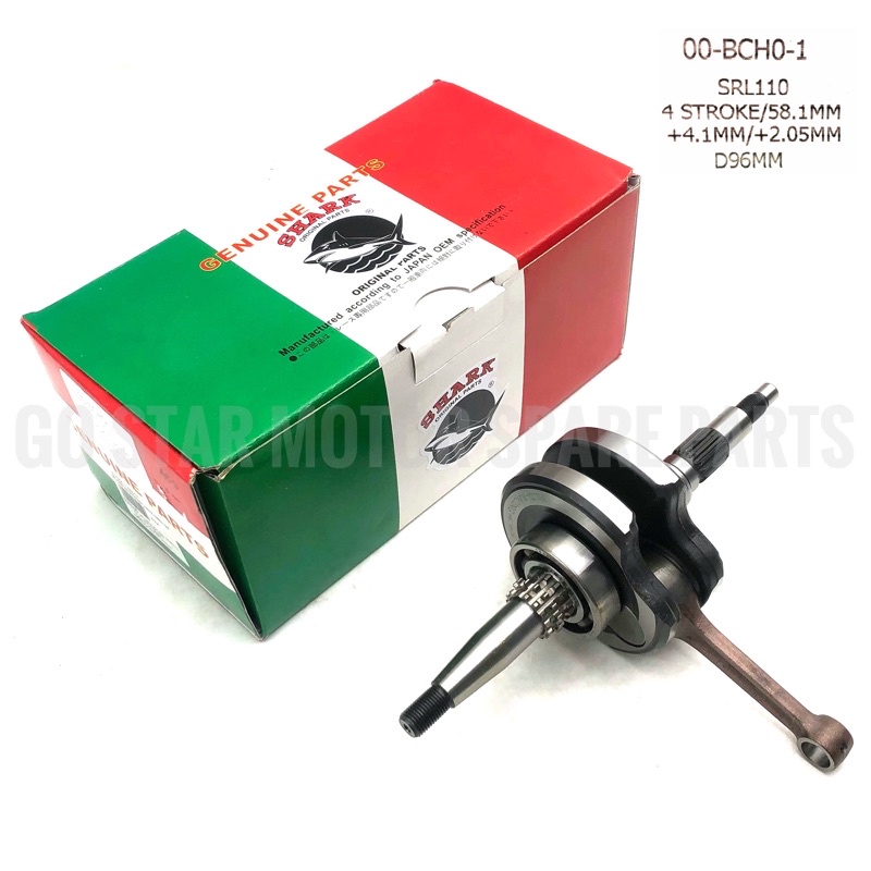 YAMAHA SRL110 SRL SRLZ SRLZR LAGENDA STD RACING Crankshaft Standard 2mm