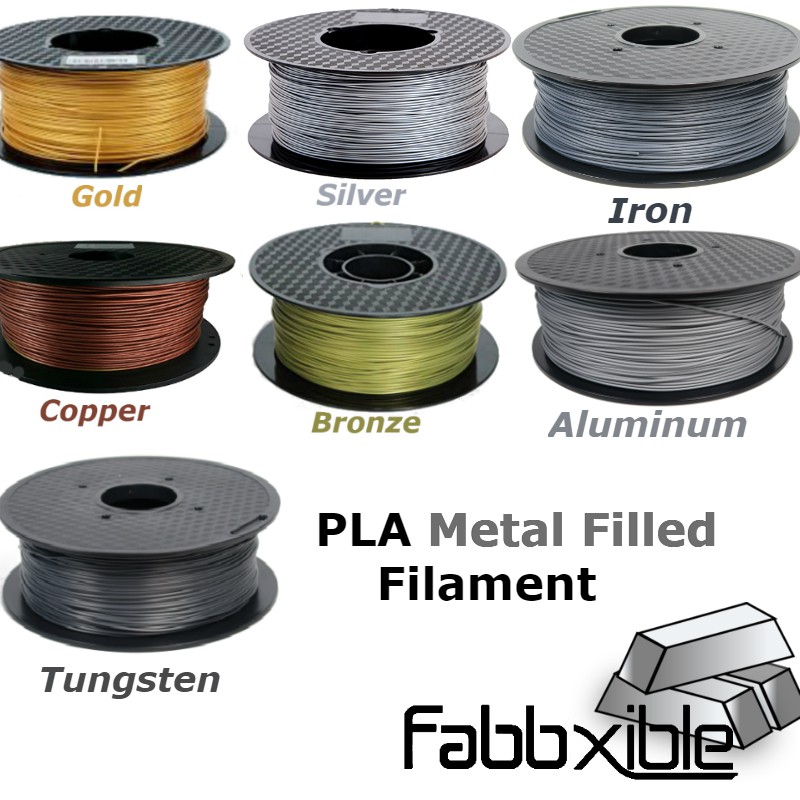 Fabbxible 1.75mm PLA Metal Filled Filament 1kg / 1000g Shopee Malaysia