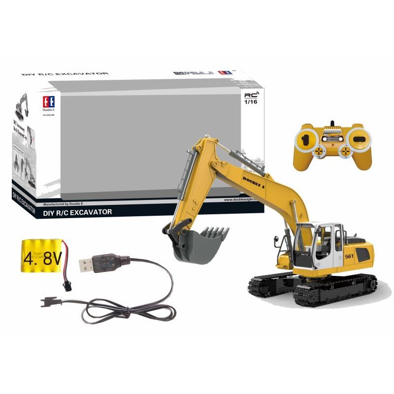 GKIDS Double E 561003 RC EXCAVATOR 116 Remote Control Digger Toy