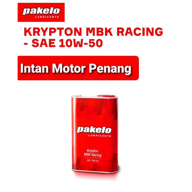 Pakelo Krypton MBK Racing Fully Synthetic Lubricant 10W50 Engine Oil