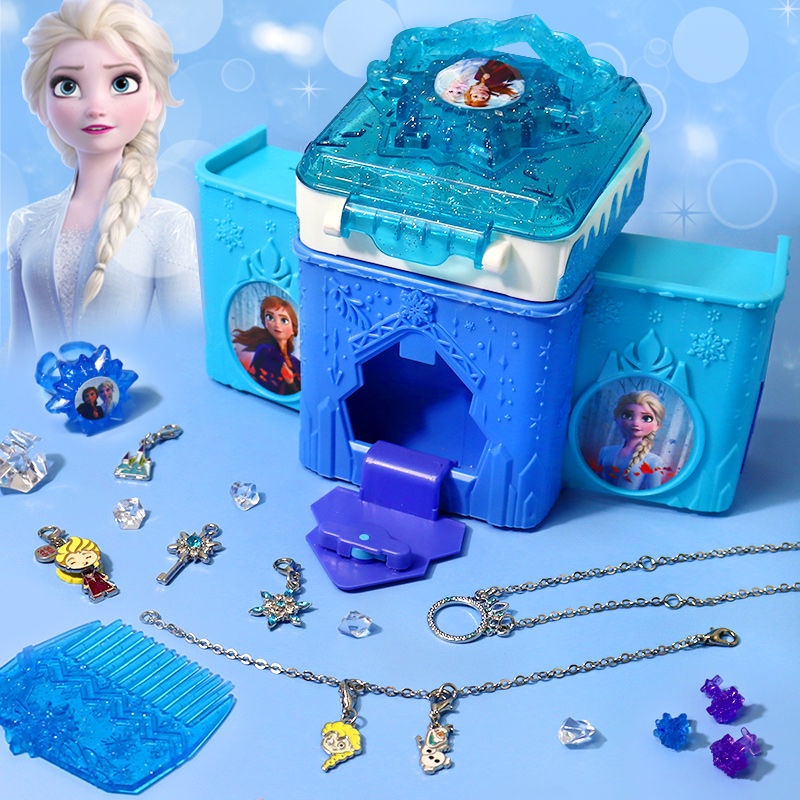 Frozen Elsa Treasure Chest Anna Princess Elsa Children's Jewelry Magic