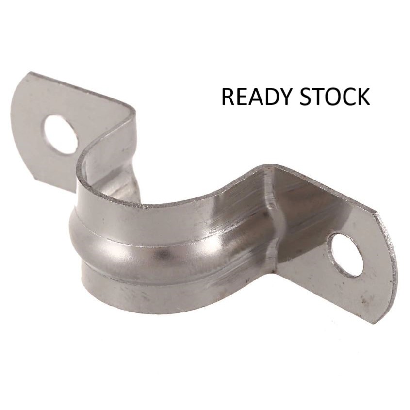 [READY STOCK] 10pcs U Shaped Pipe Holder Saddle Clamp Hose Tube Pipe