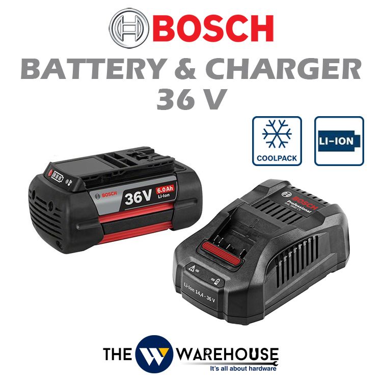 Bosch 36V Battery & Charger ( GBA36V 6.0Ah / GAL3680CV ) Shopee Malaysia