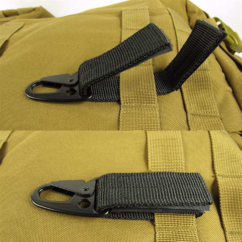 GANTUNGAN Quickdraw Tactical Carabiner Carabiner Keychain with Nylon