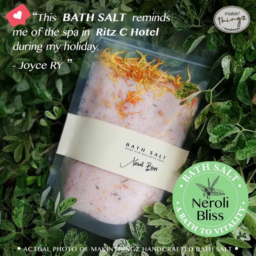 Natural Sitz Bath Salt Garam Mandi Postpartum Lavender Foot Soak Rendam