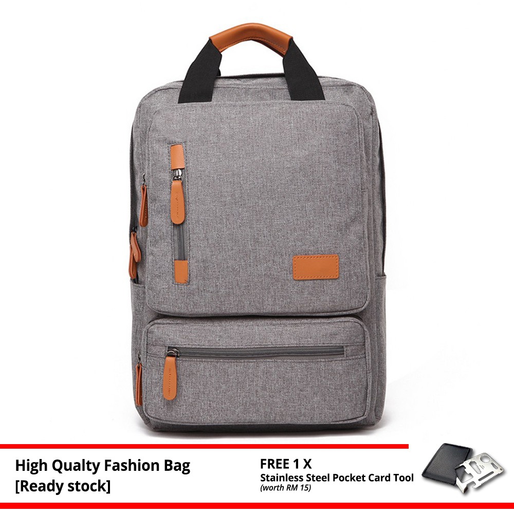 🔥HOT STOCK🔥 Bag Casual Backpack Laptop Canvas Waterproof Men Women