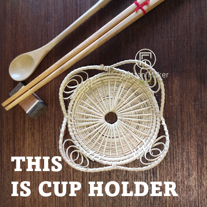 Alas Cawan Bunga / Lapik Cawan Bunga / Flower Cup Holder / Alas Gelas