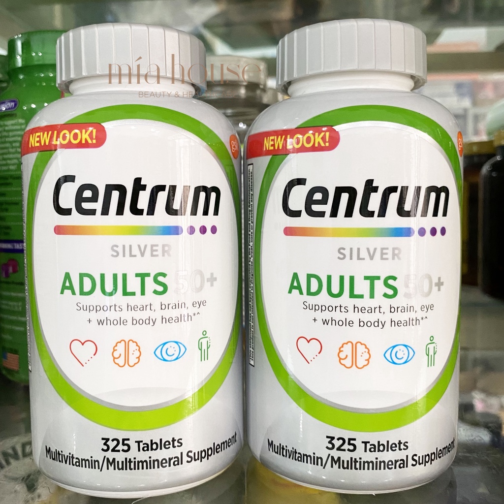 Centrum Silver Adults Multivitamin For People Over 50 Years Old 325 US capsules Multivitamin