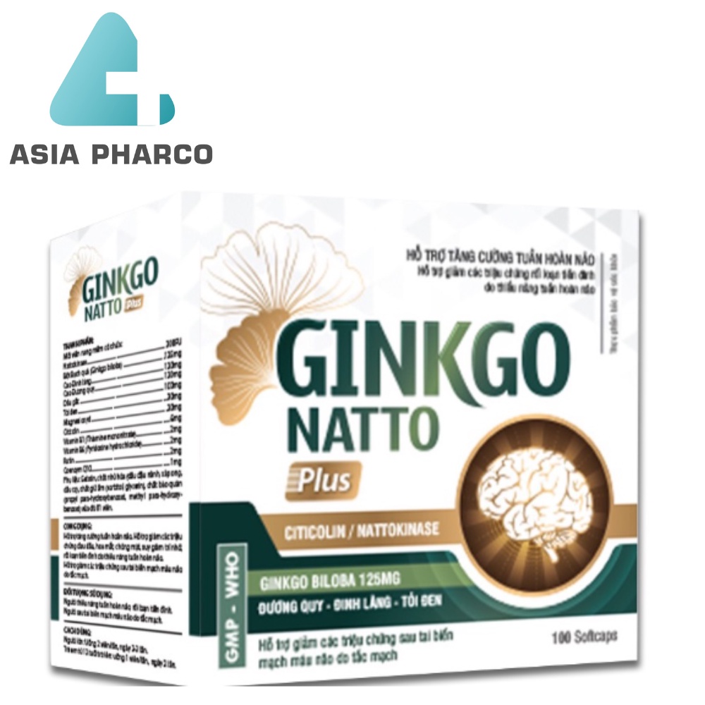 Active Blood Brain GINKGO biloba Relieves Headache, Dizziness 100