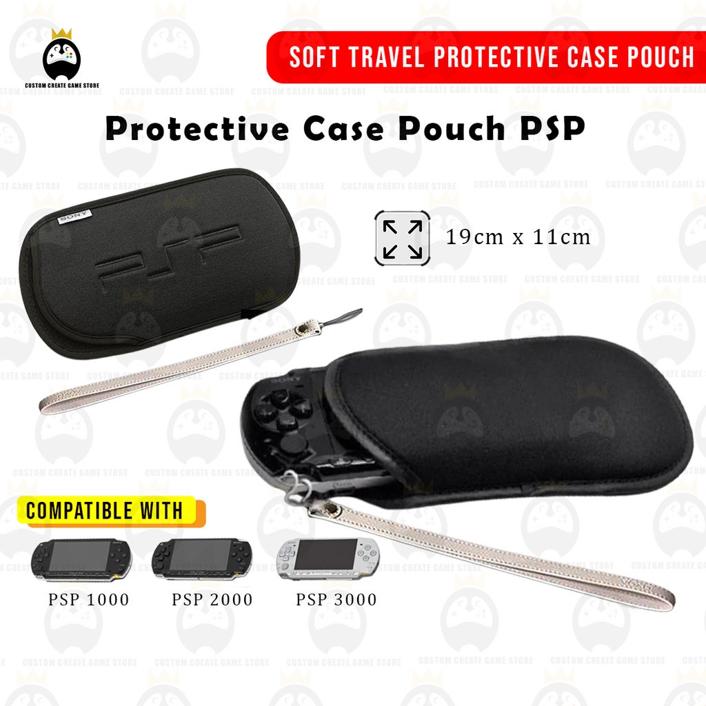 Sony PSP 1000 2000 3000 Soft Travel Protective Case Pouch BAG PSP MURAH [READY STOCK] Shopee