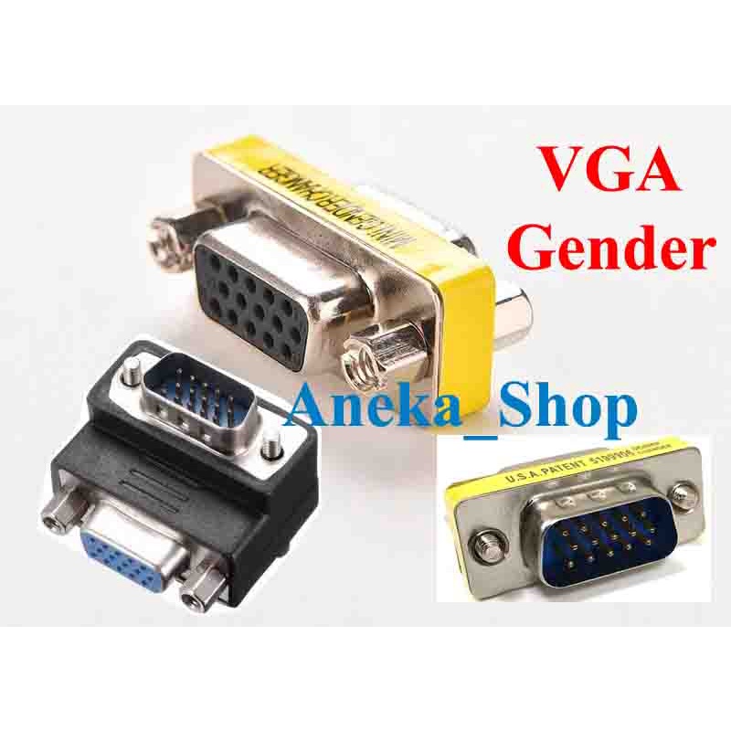 VGA gender changer vga converter male male vga female female db15 15pin