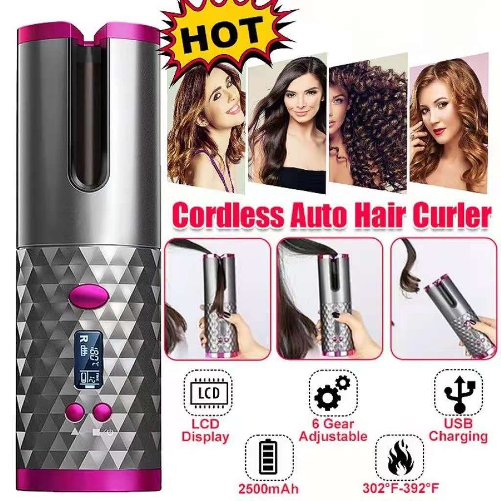 Auto Hair Curler roller Wireless Hair Curler iron Curly hair iron hair
