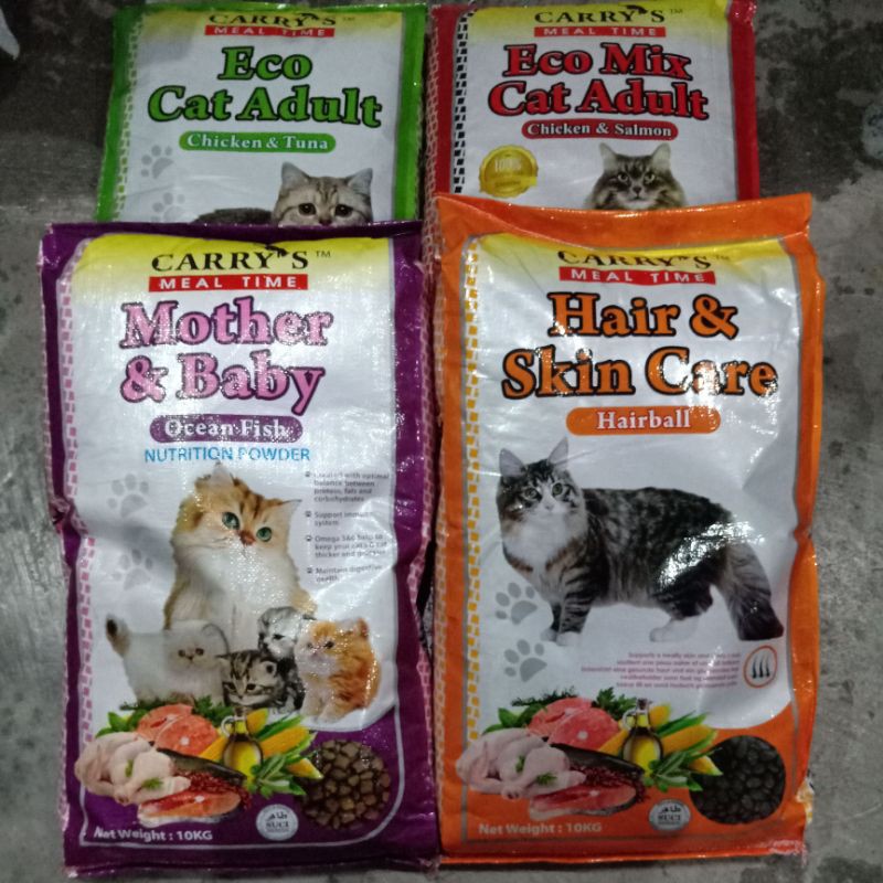 Carry's cat food makanan kucing 10kg cheap murah Shopee Malaysia