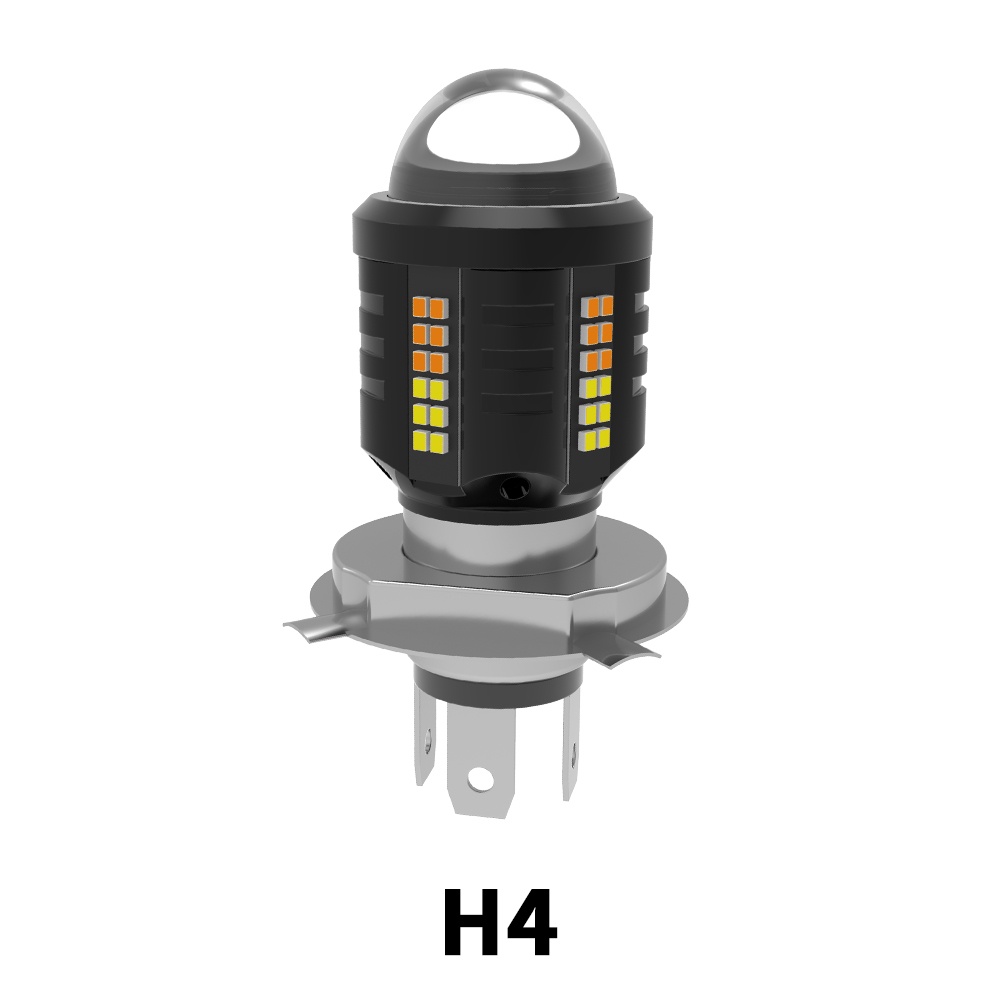 1PC Super Bright Motorcycle LED Headlight T19 P15D H4 H6 BA20D Bulbs