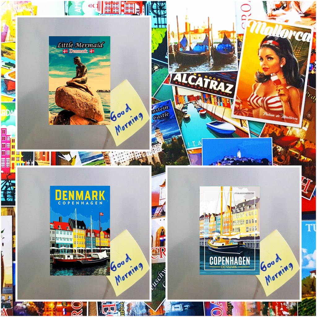 Danish Fridge 2 × 3 Inch Souvenir Door Denmark A 2x3 " Shopee