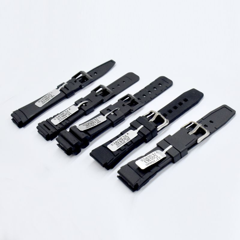18/20/22mm Silicone Strap Rubber Buckle Watchband Shopee Malaysia
