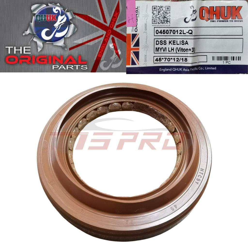 QHUK Drive Shaft Oil Seal Left Side Viton Size45x70x12x18 Perodua Alza