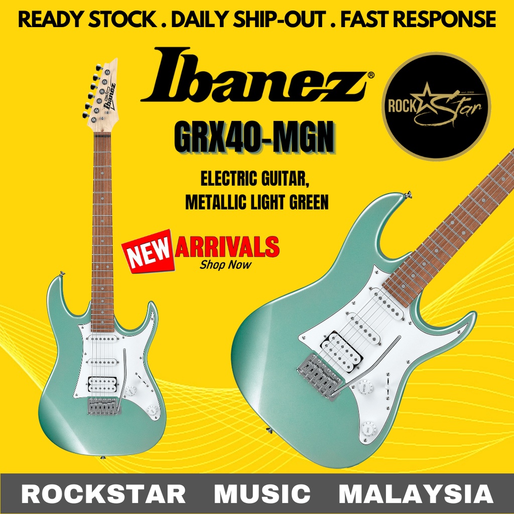 Ibanez GIO GRX40 Electric Guitar Metallic Light Green (GRX40MGN