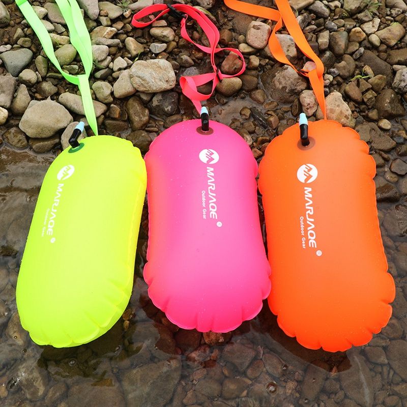 Highly Visible Safety Inflatable Open Water Swim Buoy Triathlon Ironman