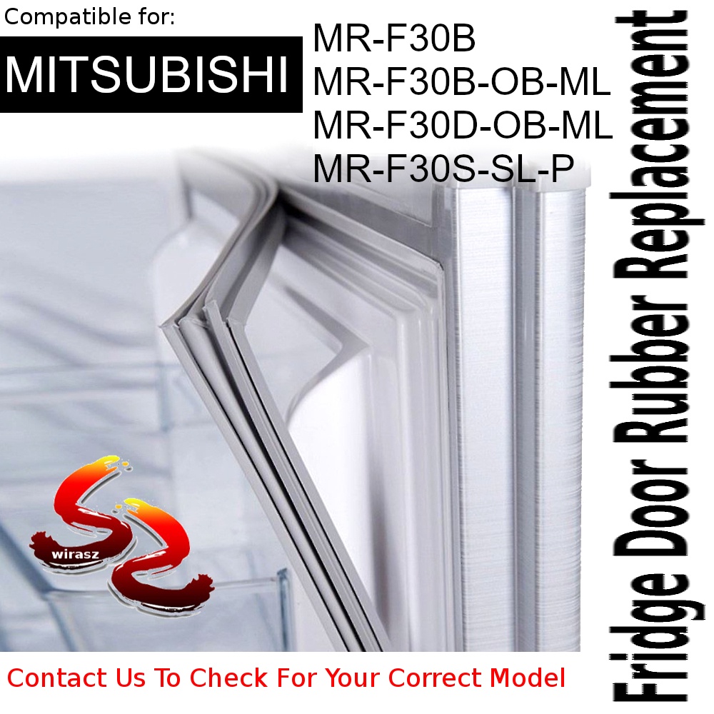 Mitsubishi Refrigerator Fridge Door Seal Gasket Rubber Replacement MR