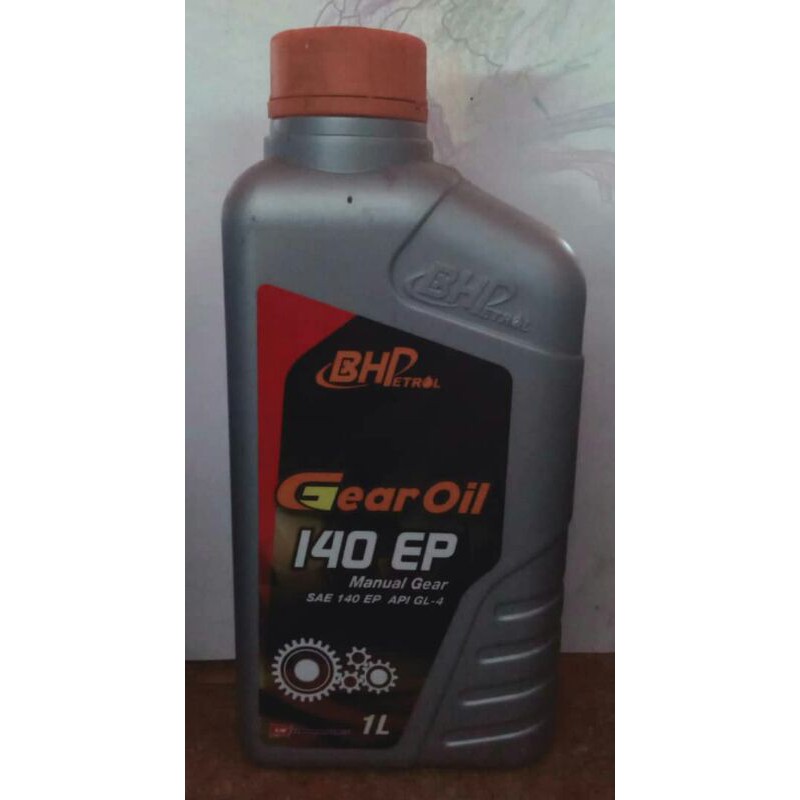 BHPetrol GEAR OIL 140 EP manual gear SAE 140 EP API GL 4 ( 1 liter