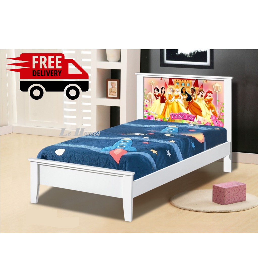 FREE DELIVERY / WOODEN SINGLE BED / PRINCESS SINGLE BED / KATIL BUDAK