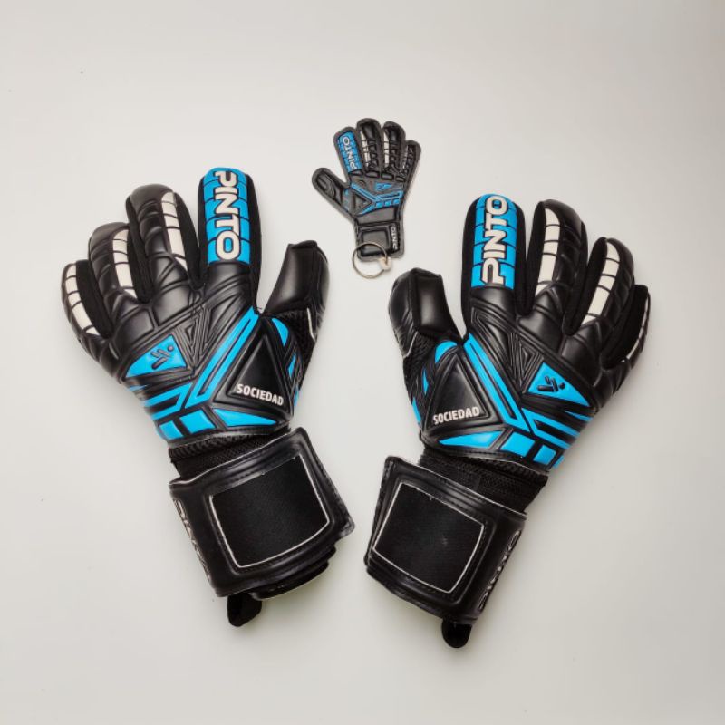 Pinto SOCIEDAD Fingersave Best Adult Bone Sticky Goalkeeper Gloves, Sticky Goalkeeper Gloves